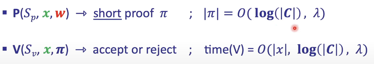 Proof size